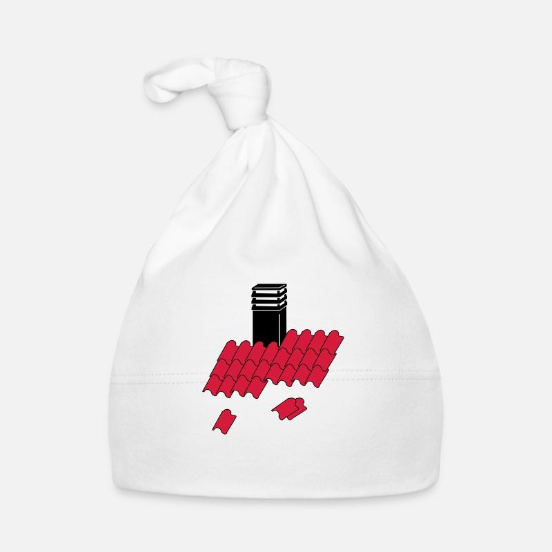 the _roof_ chimneypot_c1 Organic Baby Cap