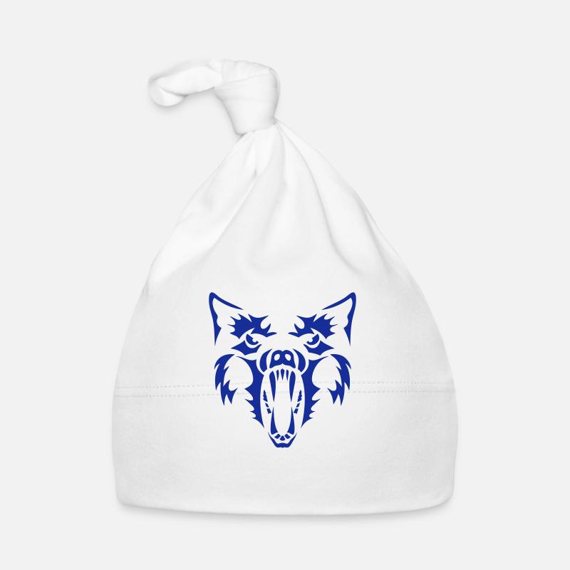 wolf werewolf werewolf 3 Organic Baby Cap