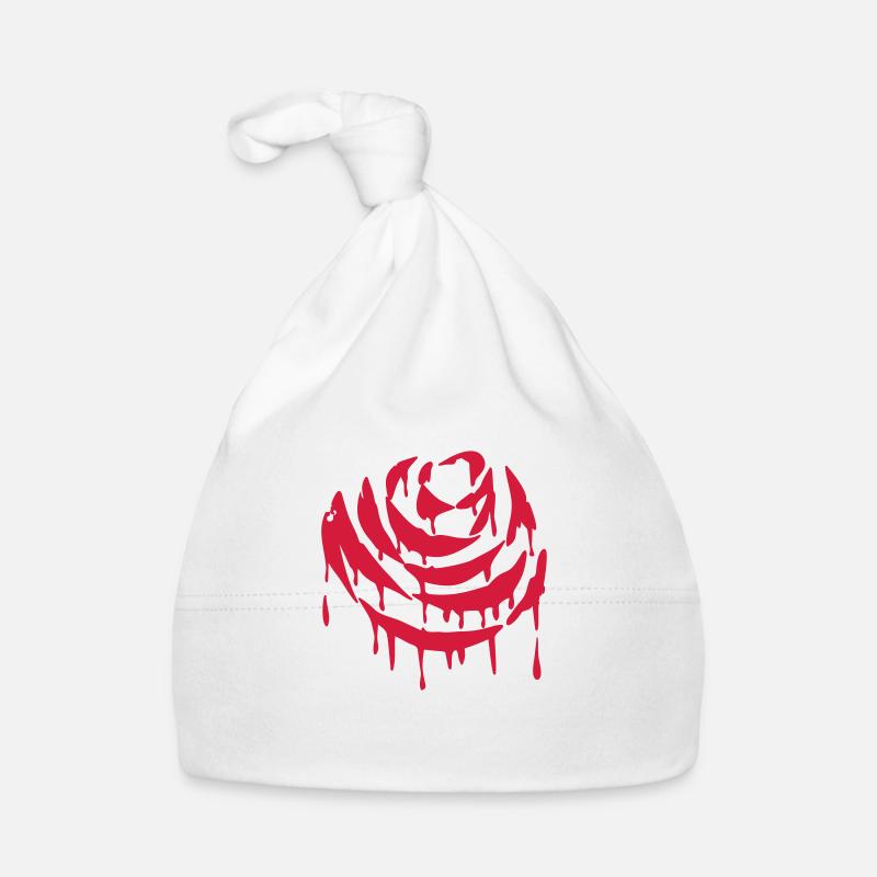 rose Baby Bio-Mütze