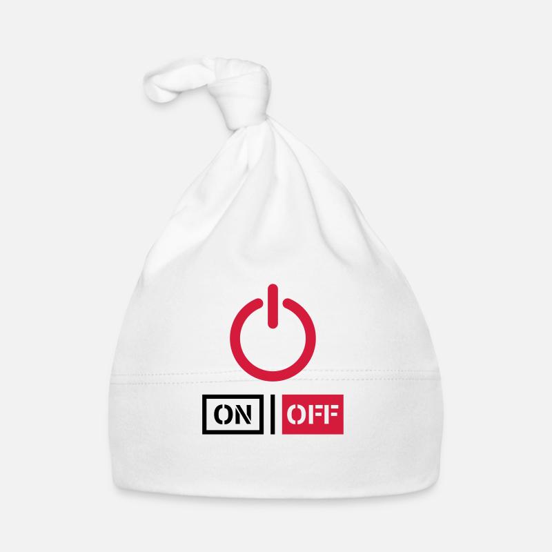 Off On Power Schalter Design Baby Bio-Mütze