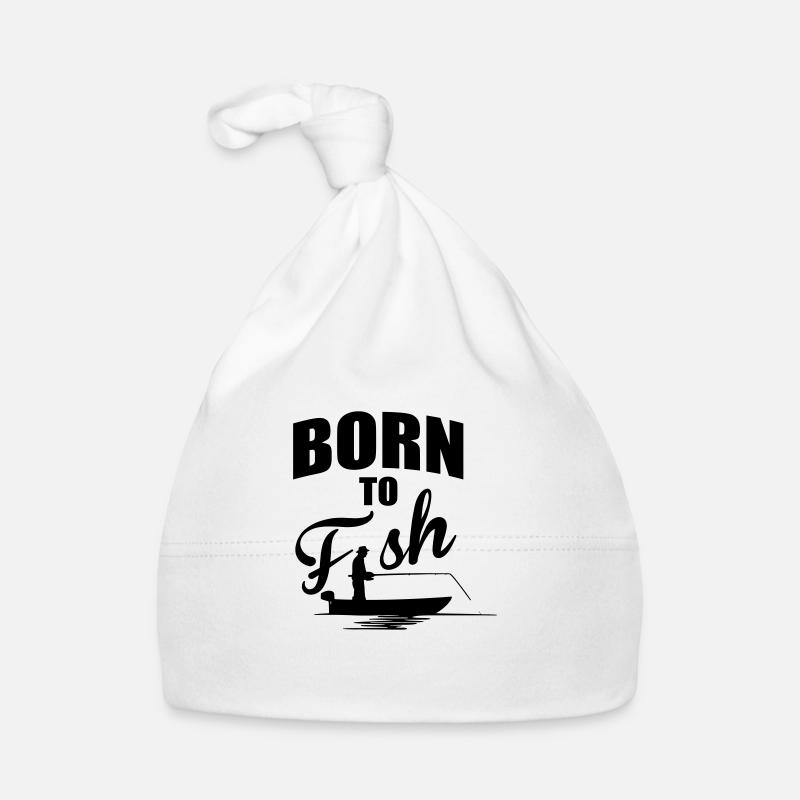 Born to fish Baby Bio-Mütze