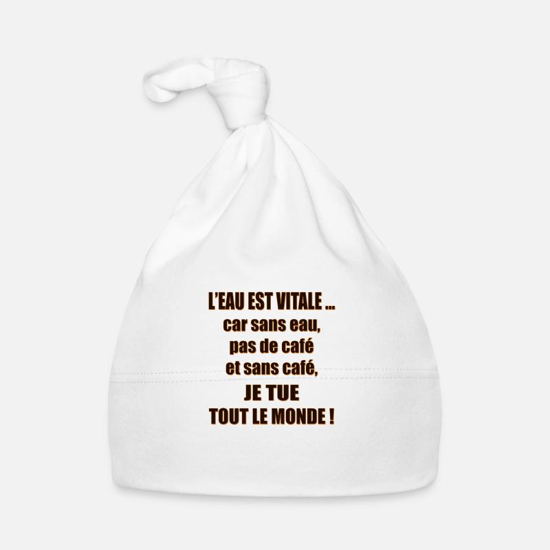 L'eau est vitale... Bonnet bio Bébé