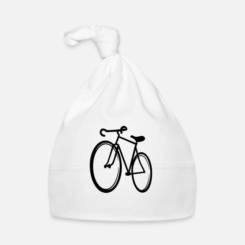 Fahrrad - Baby Bio-Mütze - Weiß