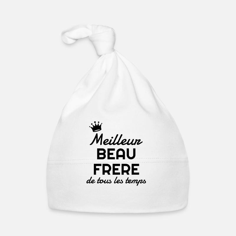 Beau Frère / Frere / Beau-Frère / Mariage / Marié Bonnet bio Bébé