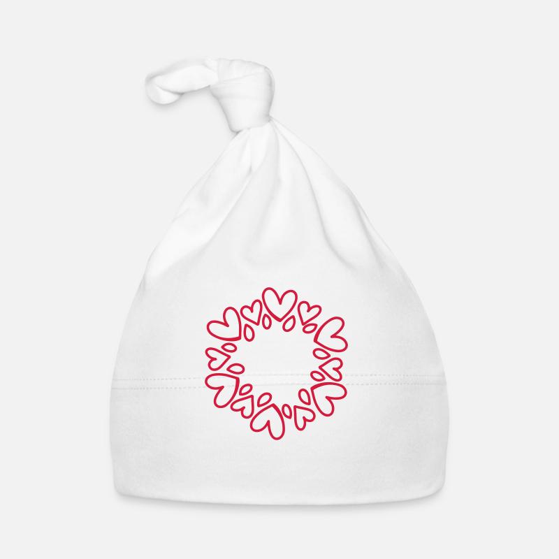 Herz Rahmen Baby Bio-Mütze