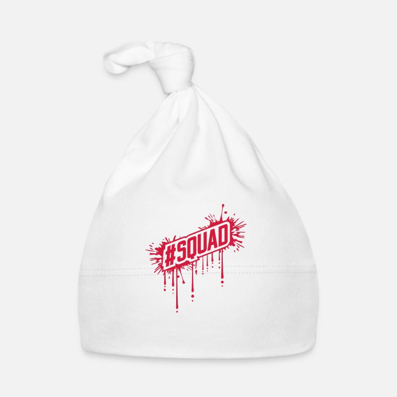 Blut Tropfen SQUAD Baby Bio-Mütze