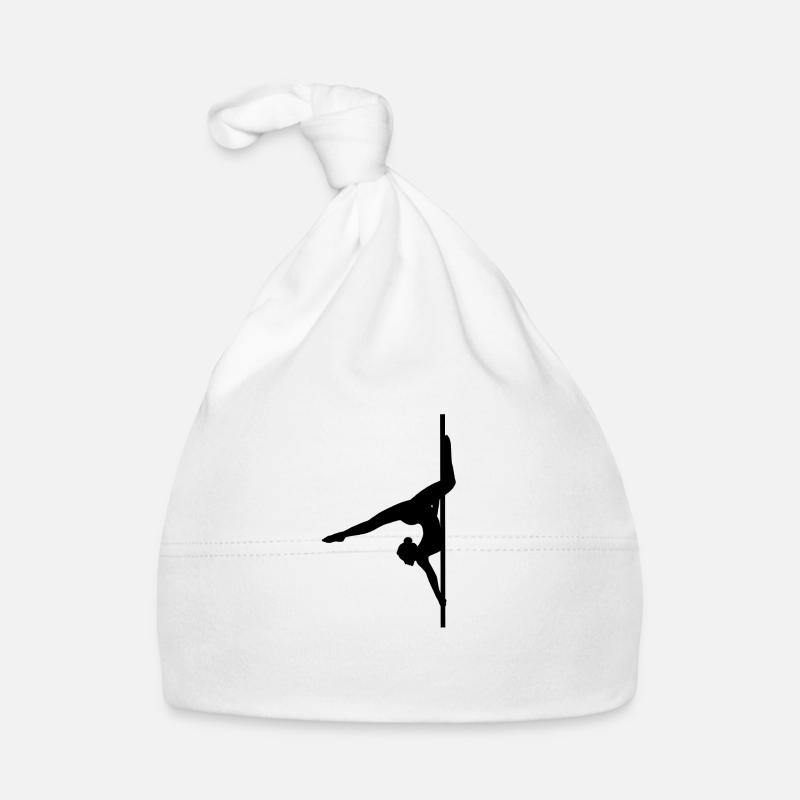 Pole Dance Shape Shadow Figure Butterfly Organic Baby Cap