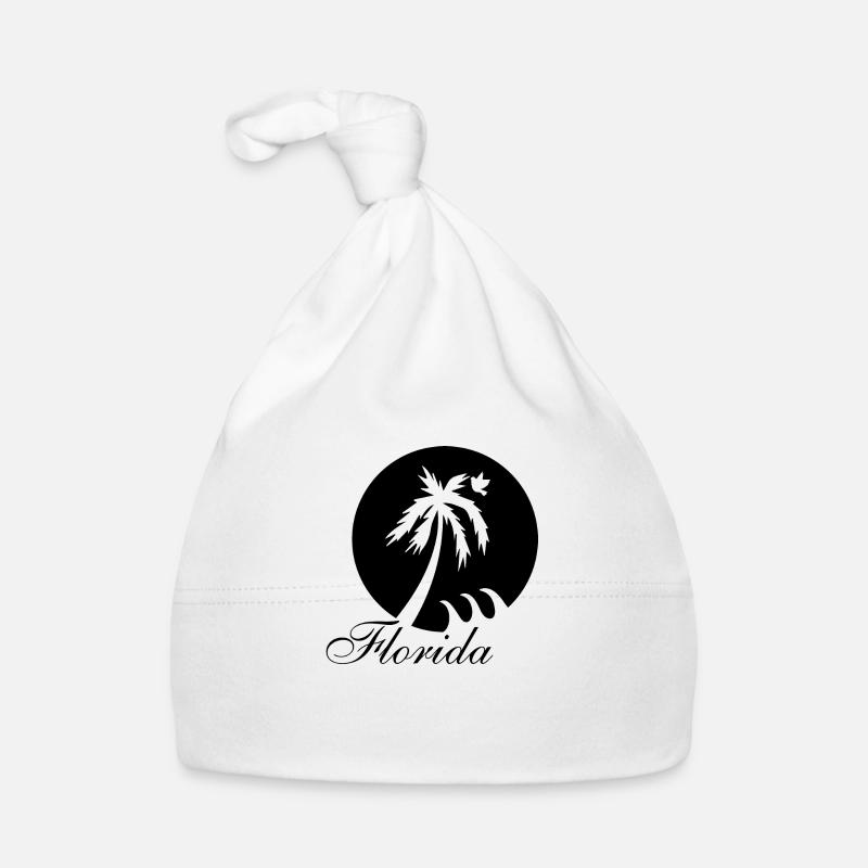 Florida - Organic Baby Cap - white