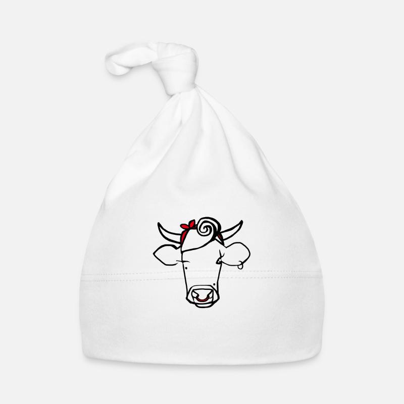 Mme Stier - Bonnet bio Bébé - blanc