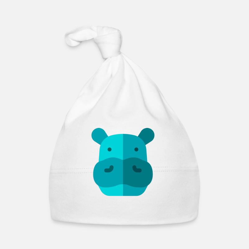 Nilpferd Baby Bio-Mütze