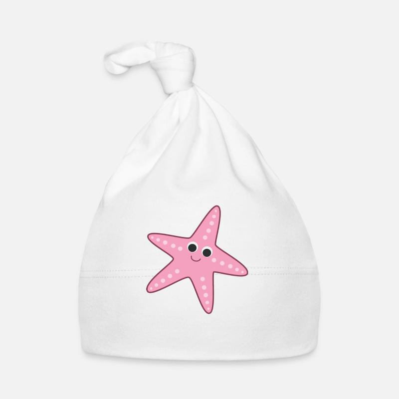 Seestern Baby Bio-Mütze