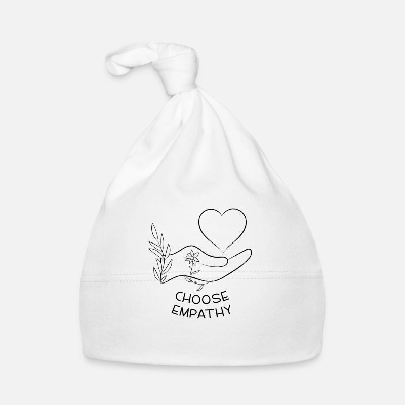 Wählen Sie Empathie-| Line Art Design Baby Bio-Mütze