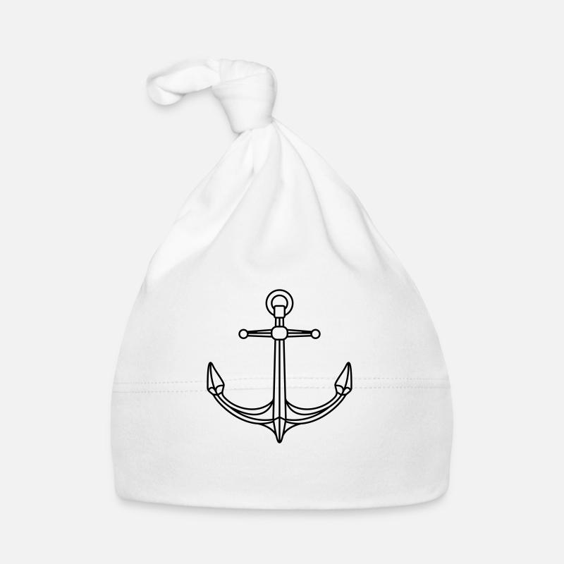 Logo Anker Design Baby Bio-Mütze