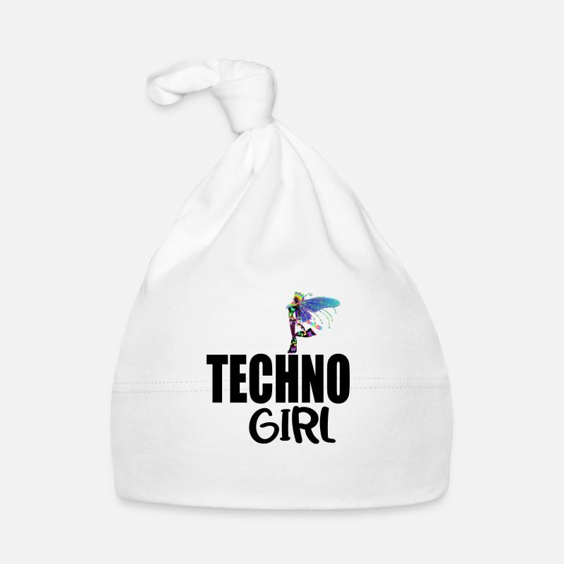 Techno-Mädchen Baby Bio-Mütze