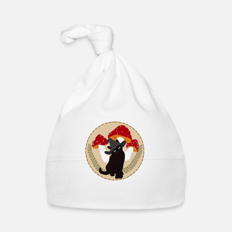 Chaton sorcière Bonnet bio Bébé
