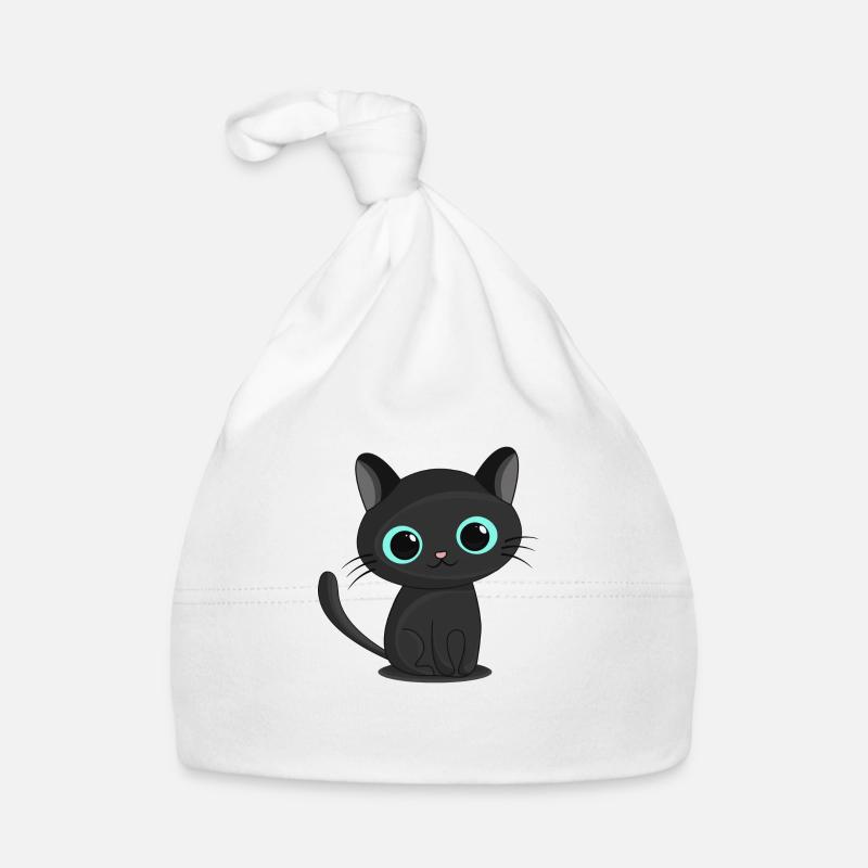 Kitty looks cute Baby Bio-Mütze