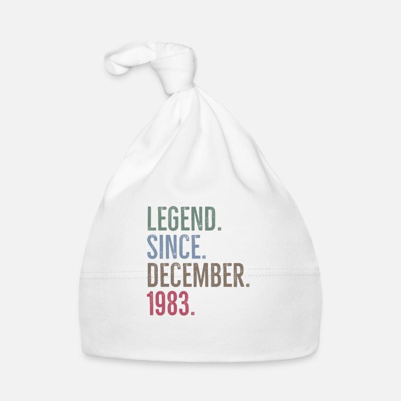 Legend Since December 1983 Organic Baby Cap