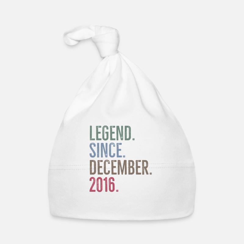 Legend Since December 2016 Organic Baby Cap