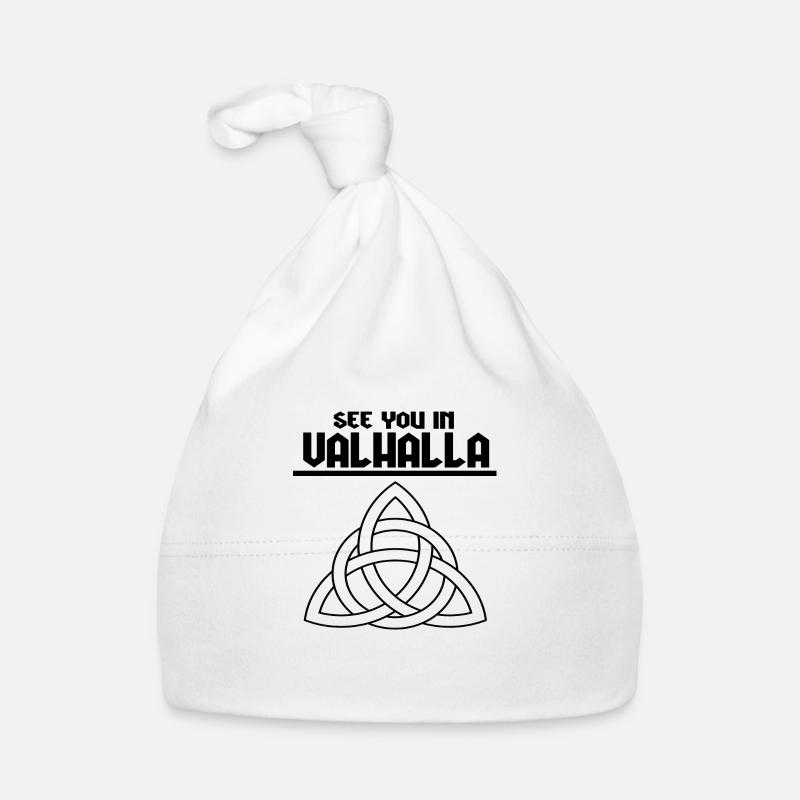 Valhalla - Baby Bio-Mütze - Weiß