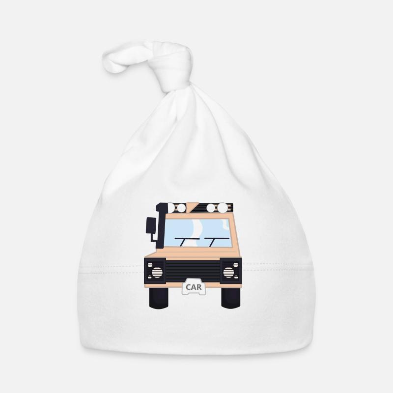 4x4 bush car Organic Baby Cap