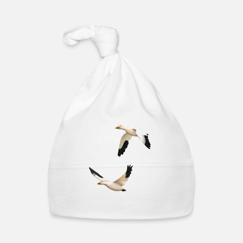 Oies des neiges Bonnet bio Bébé