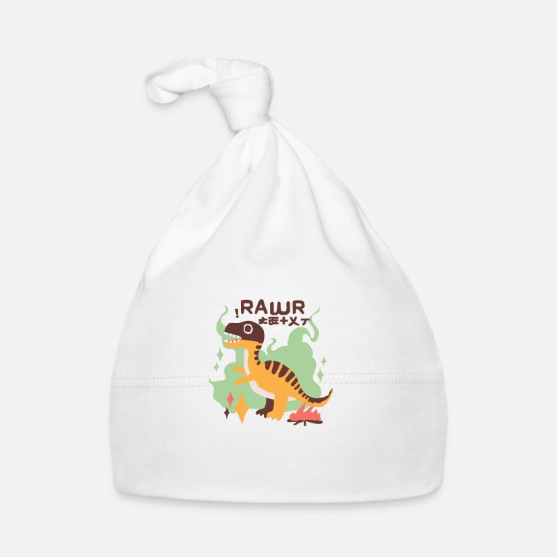 Dinosaurier Retro Asia Baby Bio-Mütze