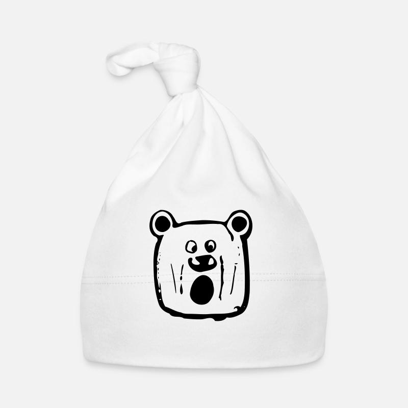 Bear Organic Baby Cap