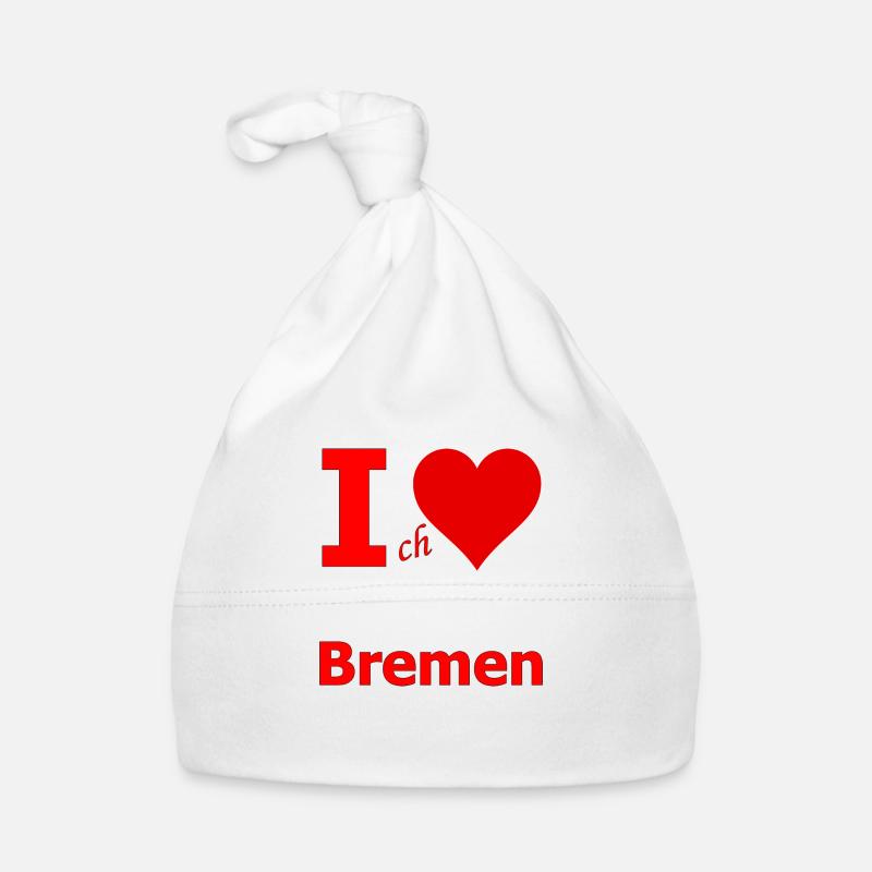 Ich liebe Bremen Baby Bio-Mütze