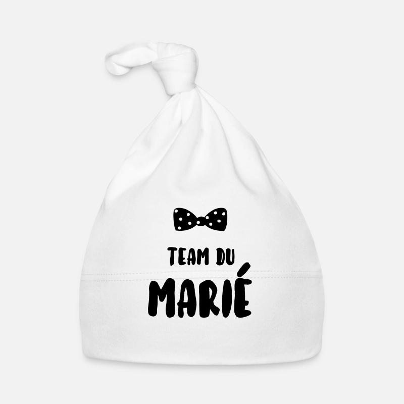 Team du marié Bonnet bio Bébé