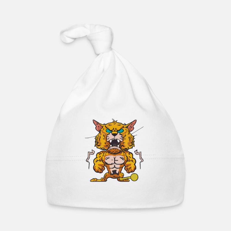 Kraks der wütende Tiger Baby Bio-Mütze