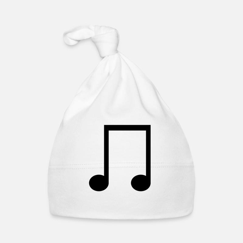 Symbole de huitième note pour vous concevoir vous-même Bonnet bio Bébé