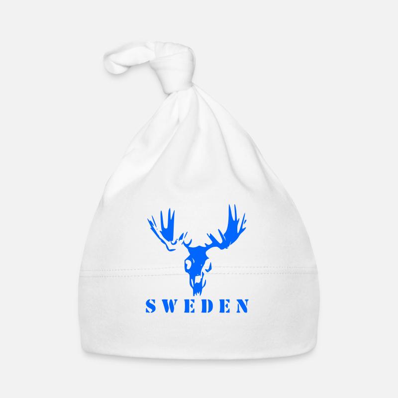 Crâne d’orignal Suède Bonnet bio Bébé