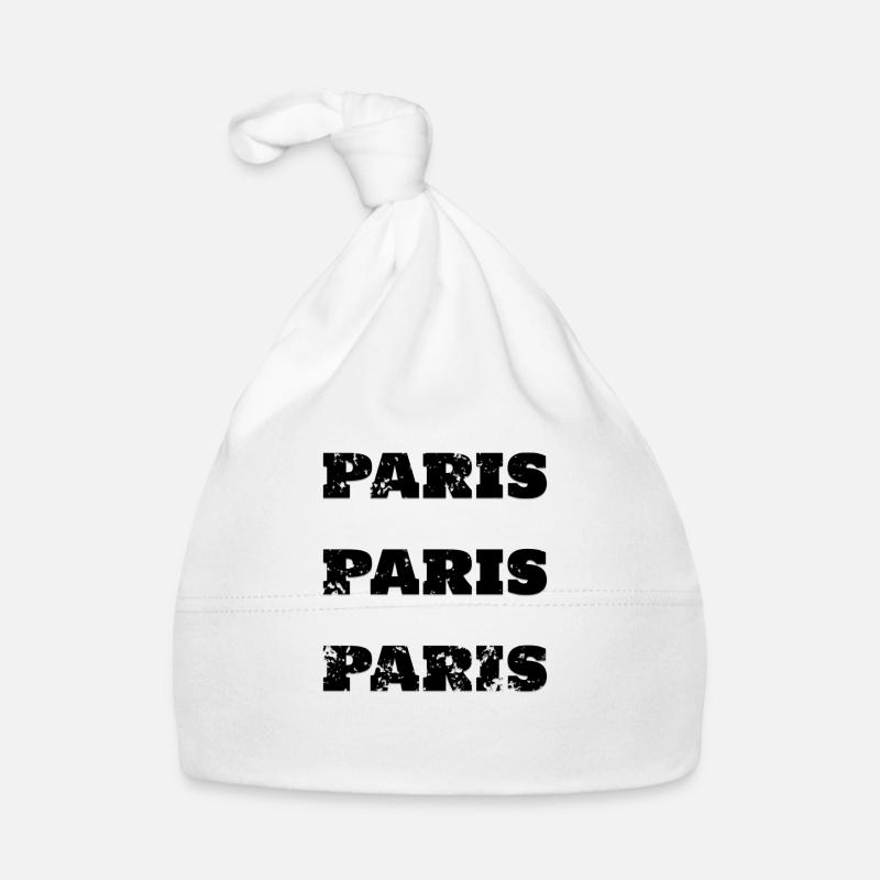 PARIS - Baby Bio-Mütze - Weiß