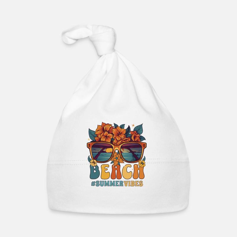 Holidays on the beach Organic Baby Cap