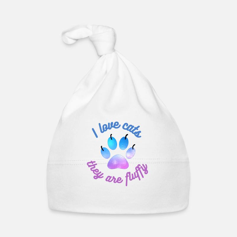 J’aime les chats Bonnet bio Bébé