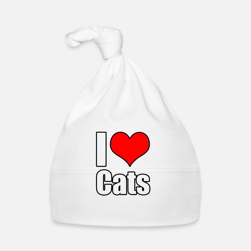 J’adore les chats qui disent Bonnet bio Bébé