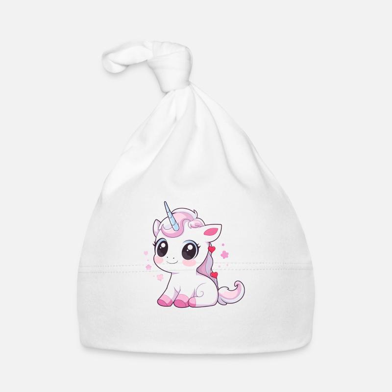 Süßes Einhorn Baby Bio-Mütze