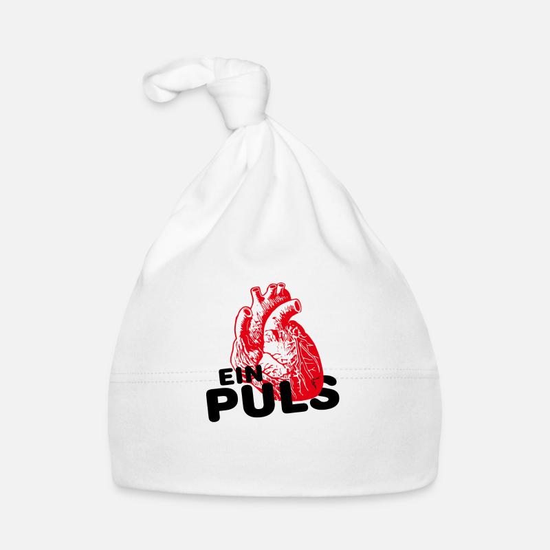 Ein Puls - Herz Baby Bio-Mütze