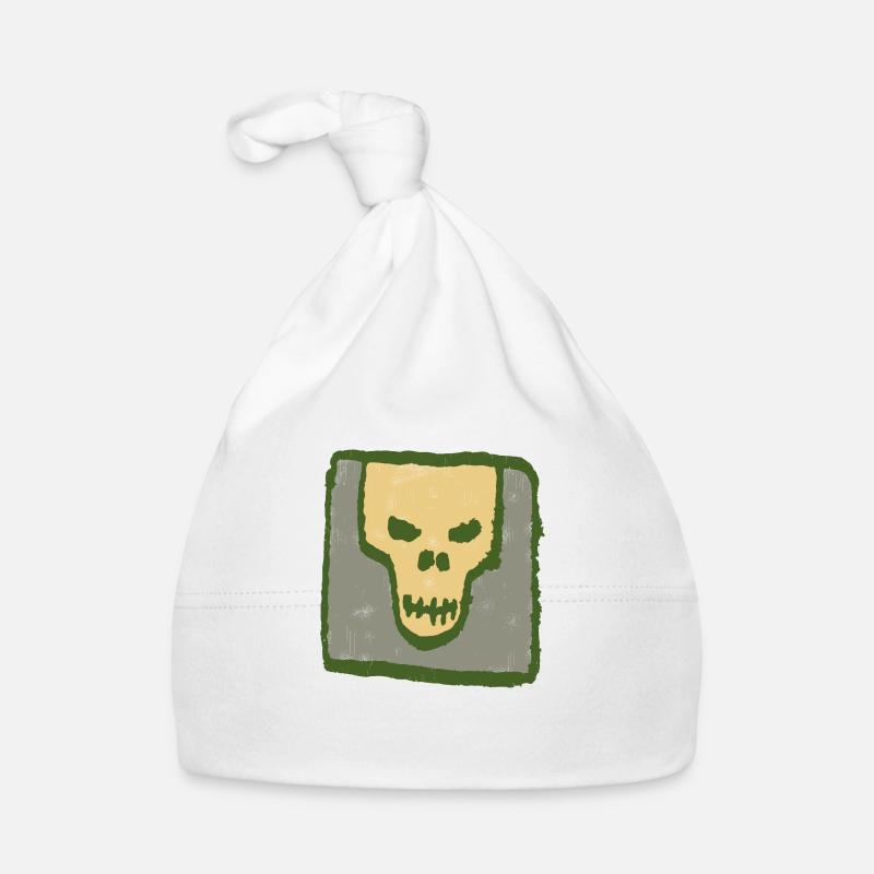 Skull icon Organic Baby Cap