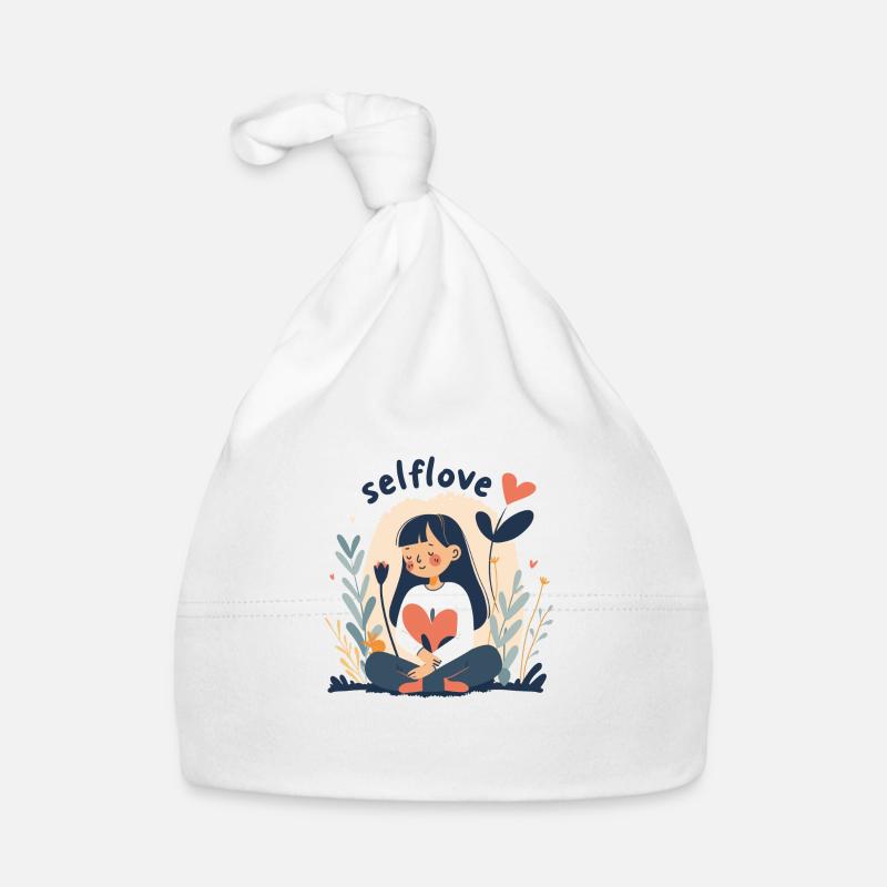 Selbstliebe Mädchen, Liebe dich selbst Baby Bio-Mütze