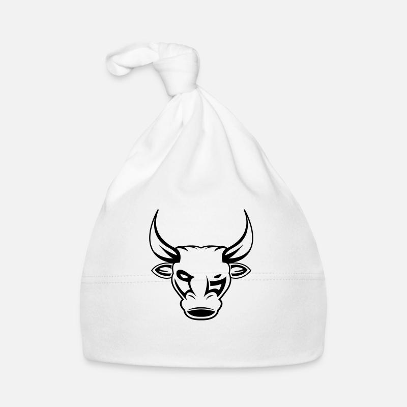 stier bulle 1 Baby Bio-Mütze