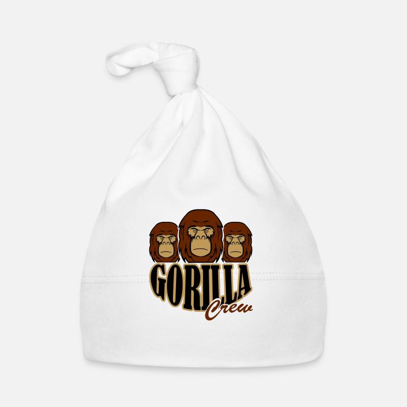 Équipage de gorilles Bonnet bio Bébé