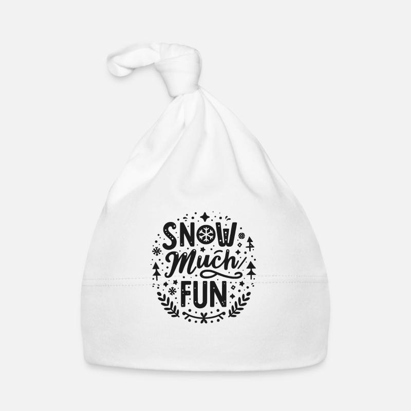 Snow Much Fun Organic Baby Cap