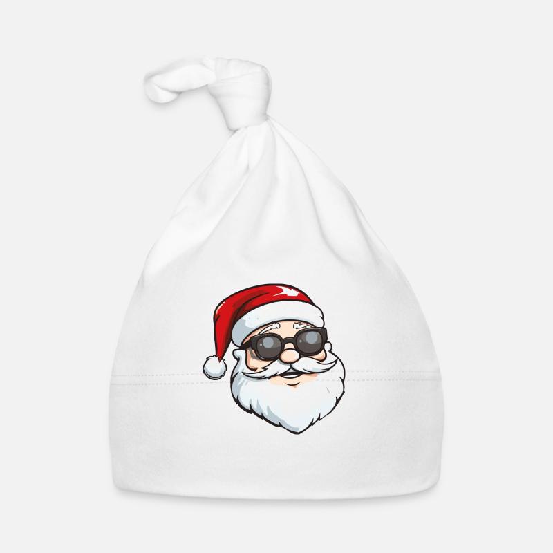 Weihnachtsmann sonnenbrille Baby Bio-Mütze