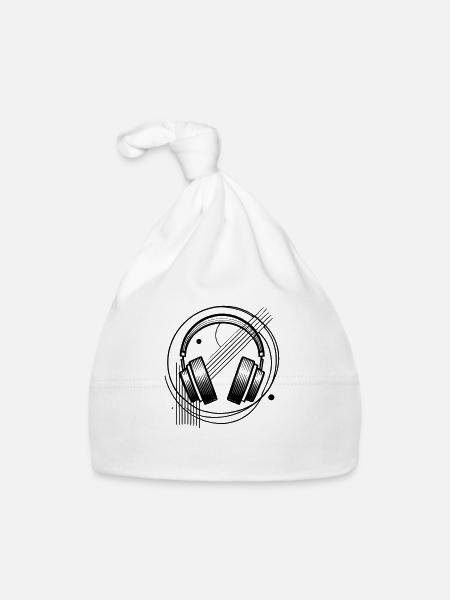 Helm - Baby Bio-Mütze - Weiß - Vorne