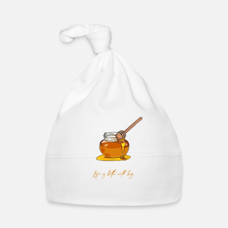Life is better with bees // Illustration Organic Baby Cap