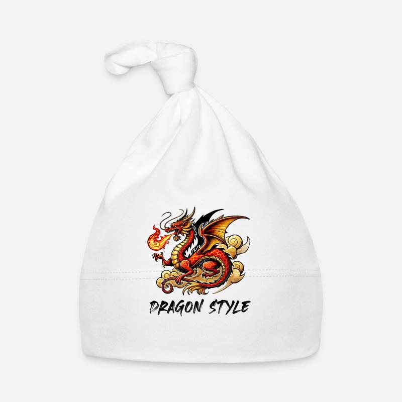Dragon de Chine 1 Bonnet bio Bébé