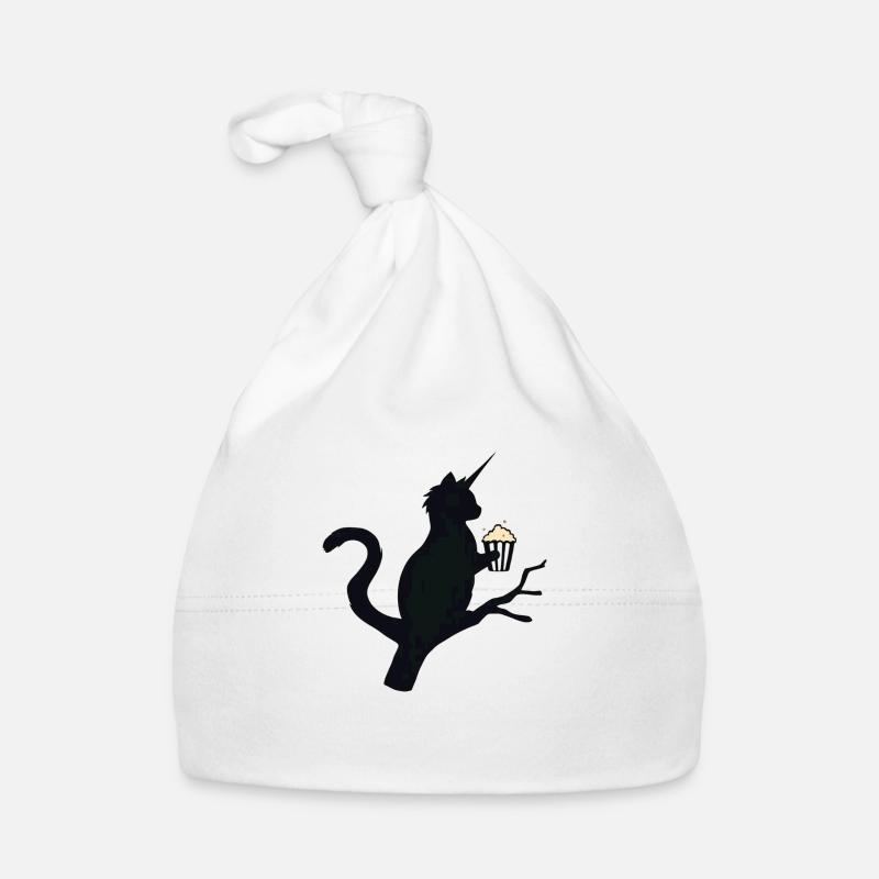 Einhornkatze Baby Bio-Mütze