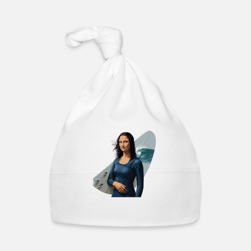 Mona Lisa Surf Babe Baby Bio-Mütze