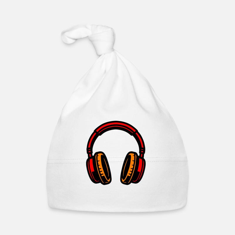 Musique d’icône de casque Bonnet bio Bébé